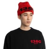  BURNING LOVE KNIT FUZZY BEANIE 