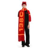 BURNING LOVE KNIT FUZZY SCARF 
