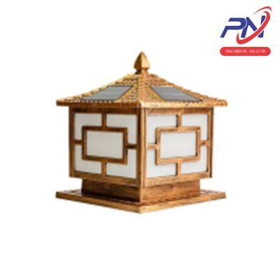  Trụ cổng họa tiết vuông 3 chế độ màu size 25cm 