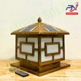  Trụ cổng họa tiết vuông 3 chế độ màu size 25cm 