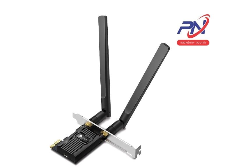  Cạc mạng không dây TP-Link PCI-E Archer TX20E (Chuẩn AX/ AX1800Mbps/ 2 Ăng-ten ngoài/ Bluetooth) 
