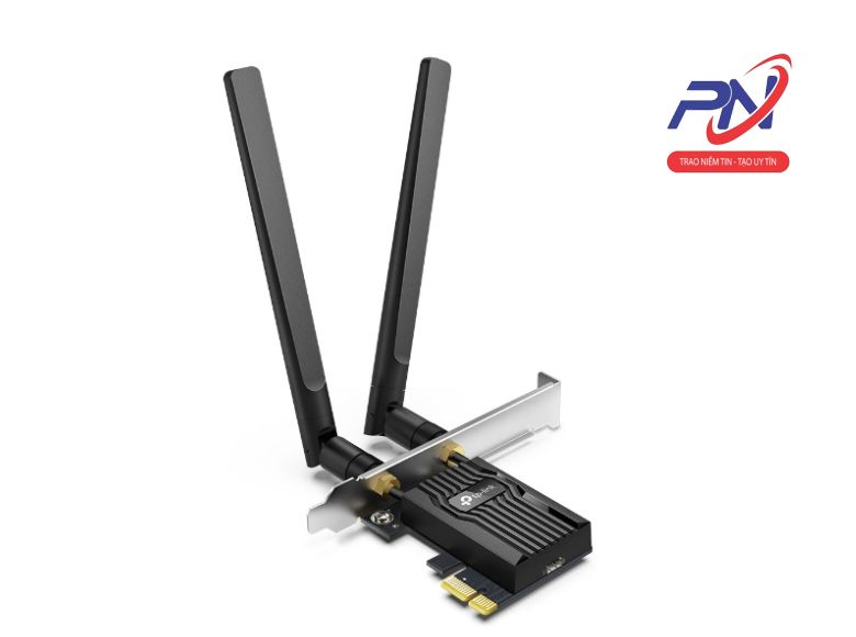  Card mạng không dây TP-Link PCI-E Archer TX55E (Chuẩn AX/ AX3000Mbps/ 2 Ăng-ten ngoài/ Bluetooth) 