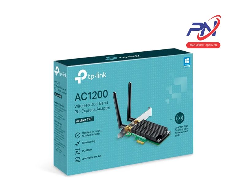  Card mạng không dây PCI Express TP-Link Archer T4E Wireless AC1200Mbps 