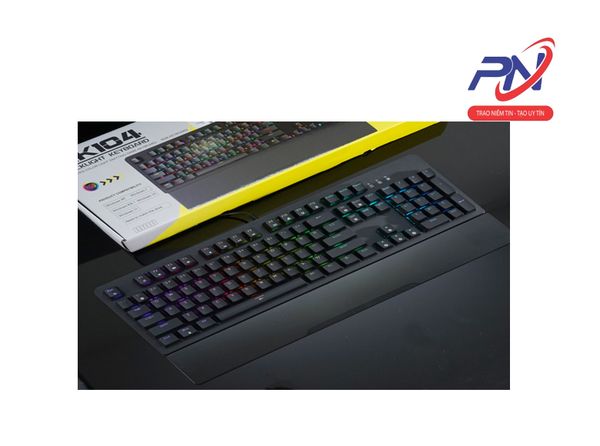  Bàn phím cơ Asestek AK108 Đen - Led 