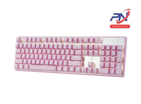 Bàn phím cơ BJX KM9 Full Size Pink Version Hàng Chính Hãng 