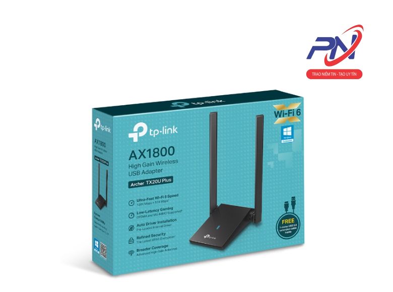  USB Wifi TP-Link Archer TX20U Plus 1800Mbps 