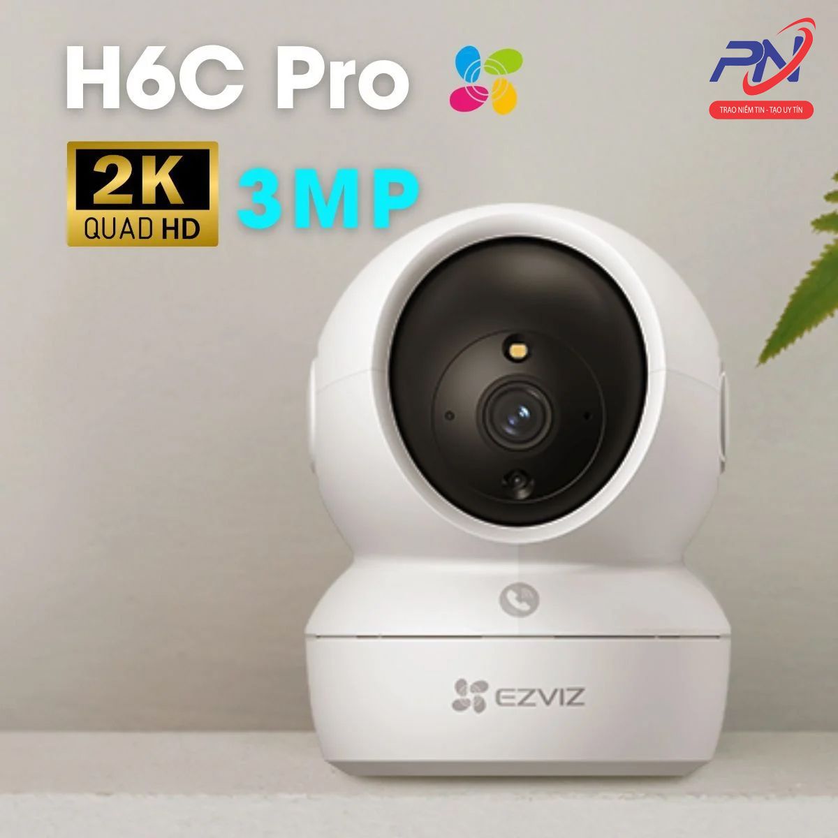  Camera Dome | Wifi | 3MP | Ezviz | H6C Pro | 2K 