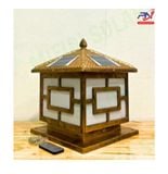  Trụ cổng họa tiết vuông 3 chế độ màu size 30cm 
