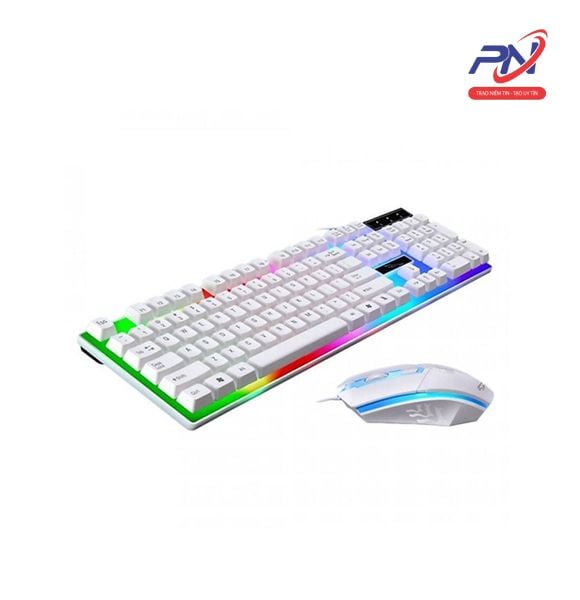  Combo Phím chuột giả cơ G21 White(Bảo hành 6 tháng) 