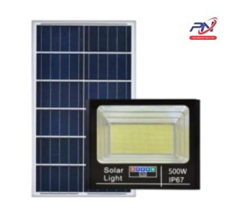  Đèn pha báo pin 500W NLMT sáng trắng 