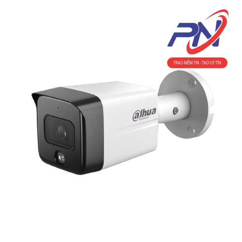  Camera IP thân kim loại cố định ngoài trời 4.0MP có mic Dahua DH-IPC-HFW1431TC-A 