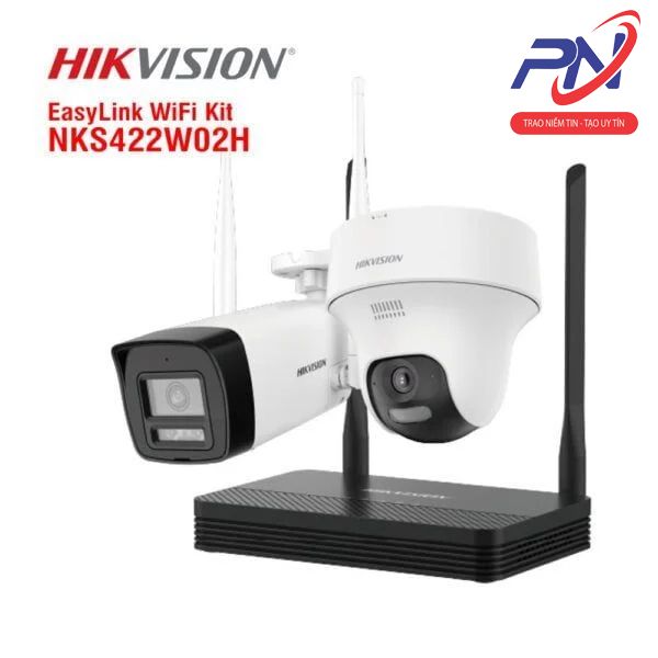  Bộ Kit Camera Wifi EasyLink HIKVISION NKS422W02H (2MP) 