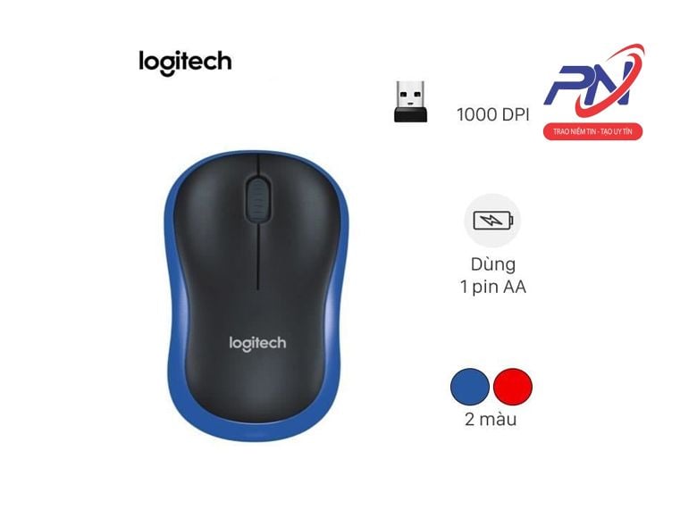  CHUỘT KHÔNG DÂY LOGITECH M185(bảo hành 12 tháng) 