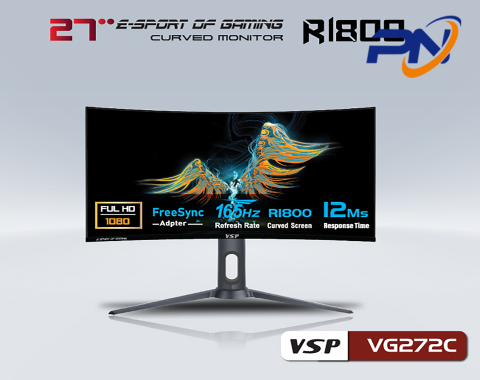  Màn hình 27 inch VSP VG272C chính hãng 