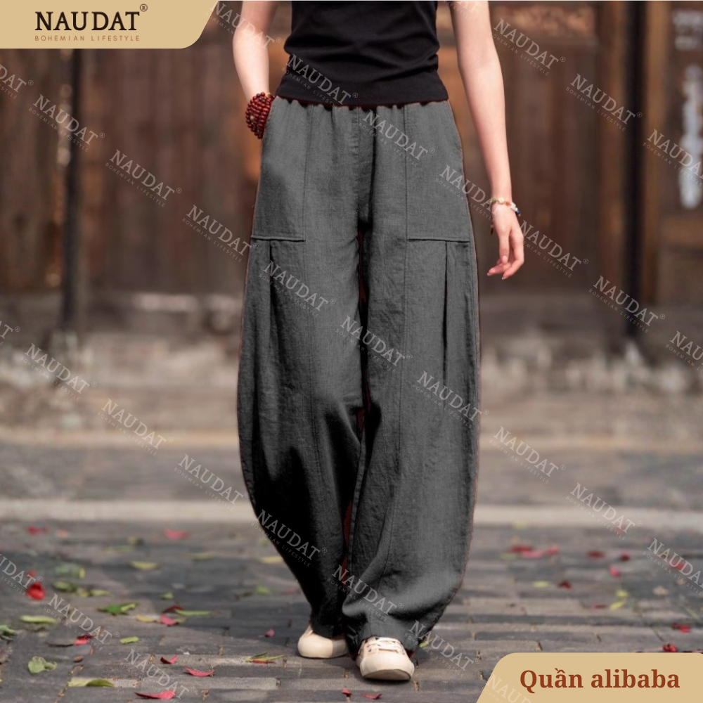 Quần cotton x Lanh