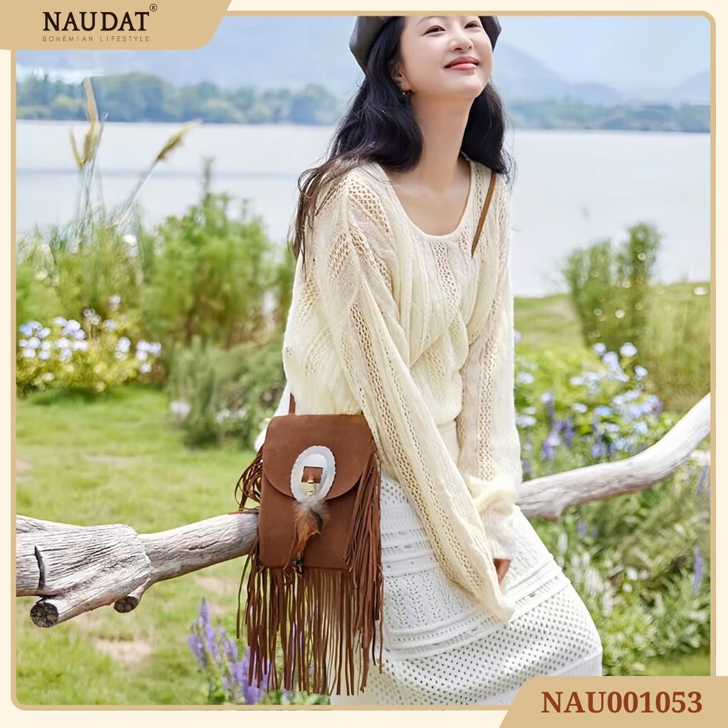 Túi Xách Boho Da Lộn - Makari