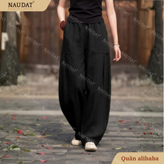 Quần cotton x Lanh