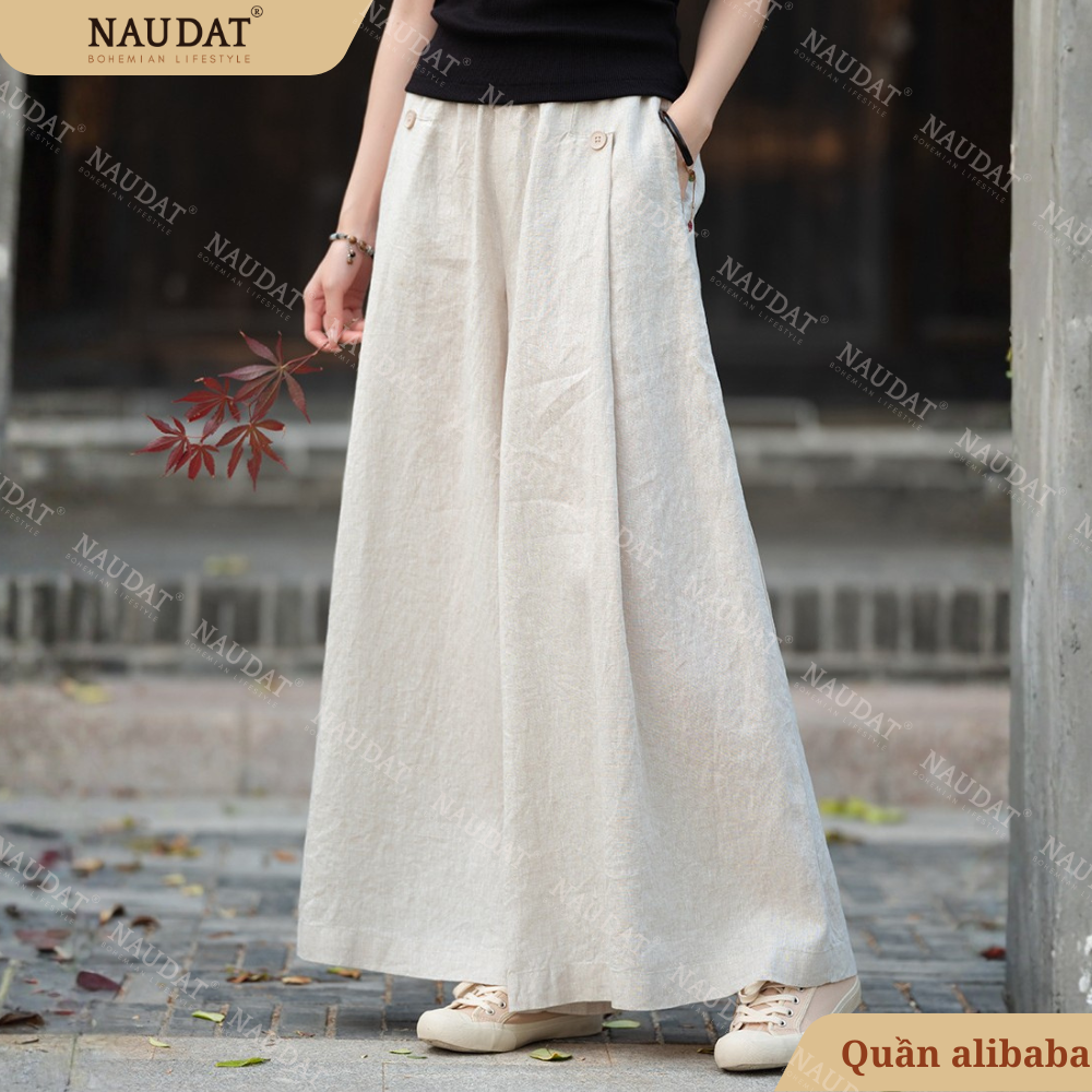 Quần cotton x Lanh