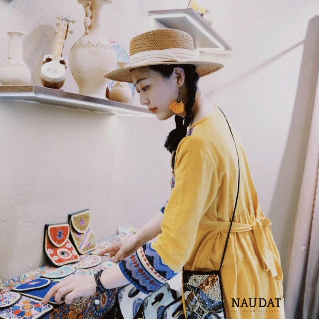 Đầm boho - Thổ Cẩm