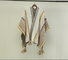 Khăn Choàng Thổ Cẩm - Poncho Cao Cấp