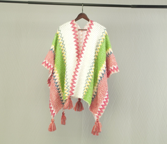 Khăn Choàng Thổ Cẩm - Poncho Cao Cấp