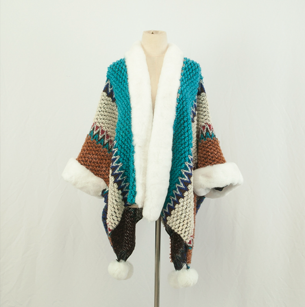 Poncho Mix lông