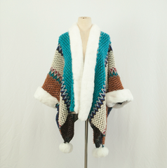 Poncho Mix lông