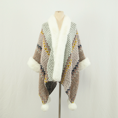 Poncho Mix lông