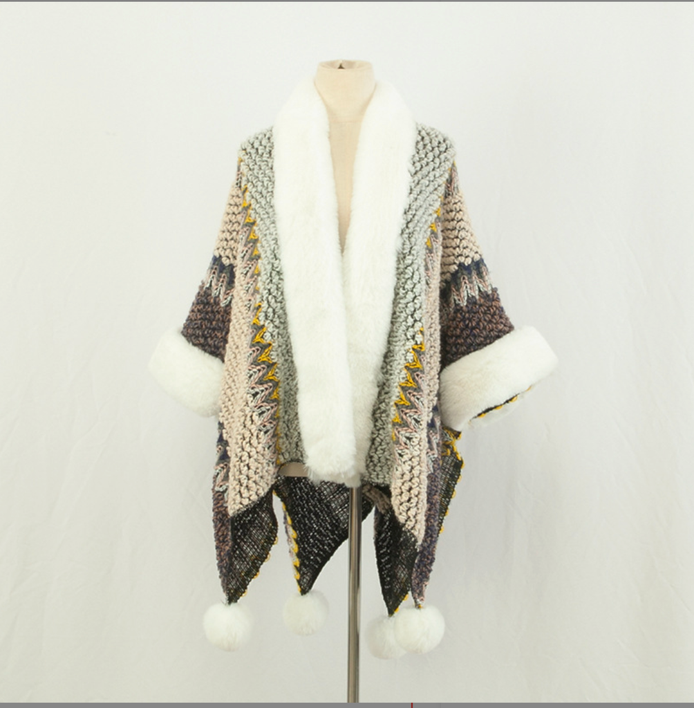 Poncho Mix lông