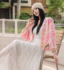 Áo Khoác Cardigan Dệt Hoa - Solen