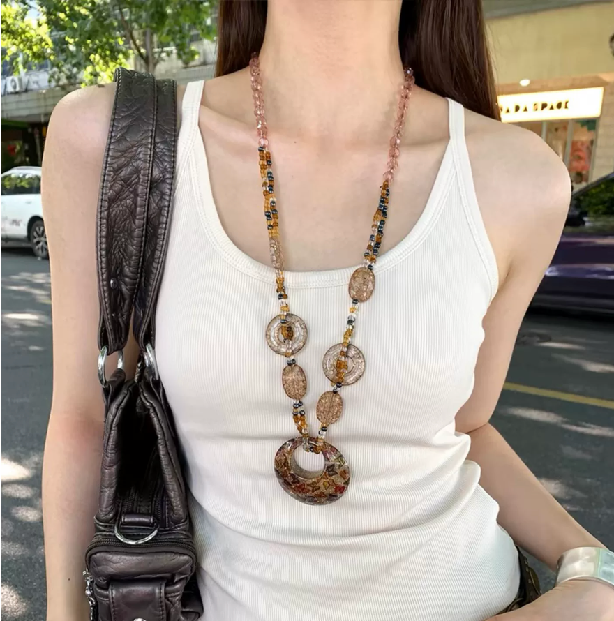 Dây Chuyền Bohemian Đa Sắc Màu 02