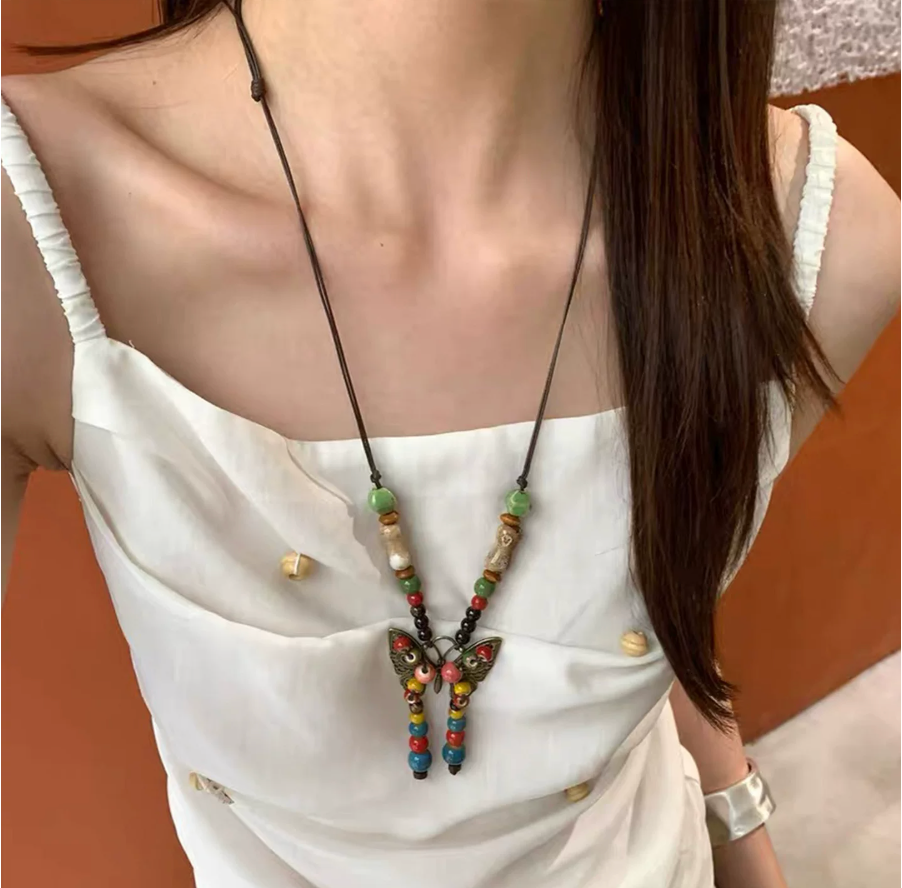 Dây Chuyền Bohemian Đa Sắc Màu 02