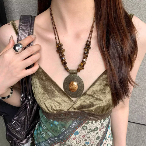 Dây Chuyền Bohemian Đa Sắc Màu 02