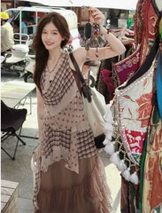 Đầm ngắn boho - Warm