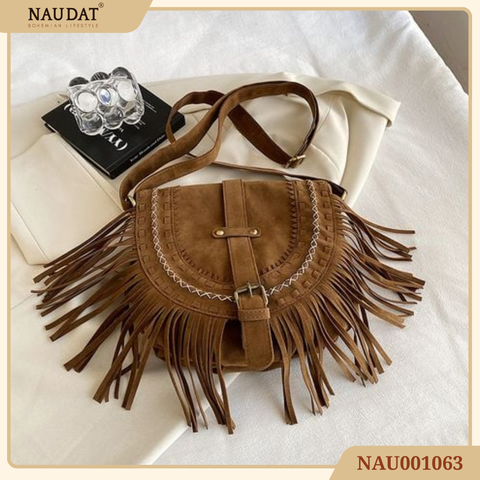 Túi Xách Boho Da Lộn - Nayla