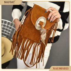 Túi Xách Boho Da Lộn - Makari