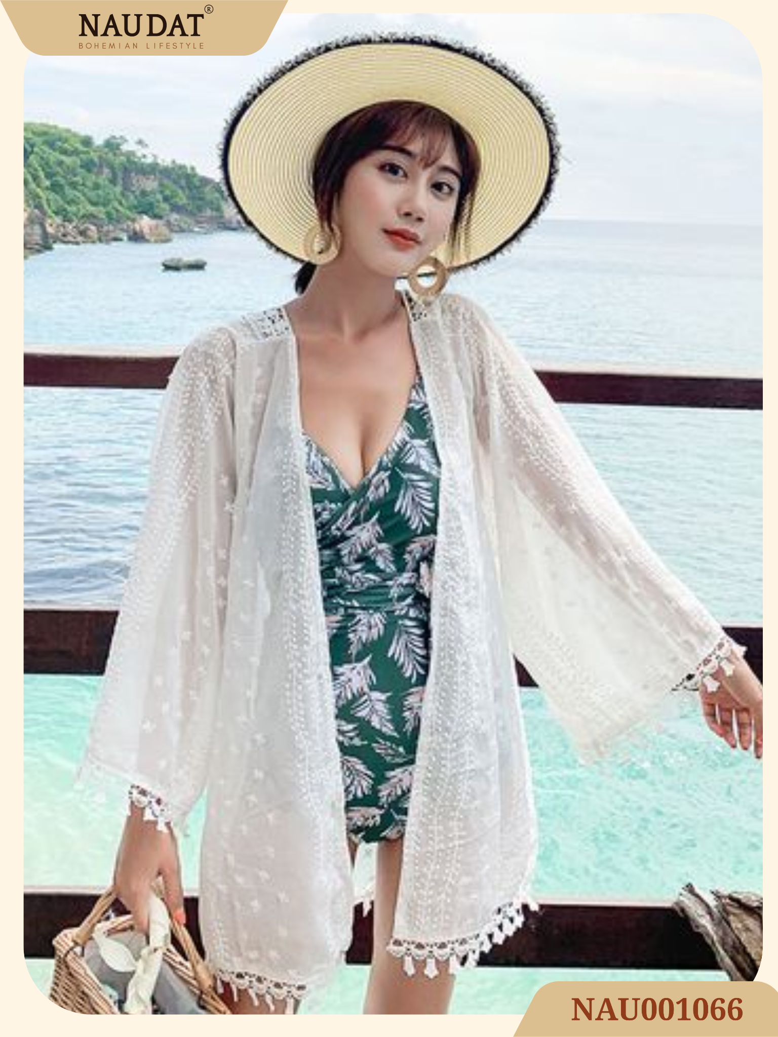 Áo khoác Cardigan đi biển - Boho Spirit