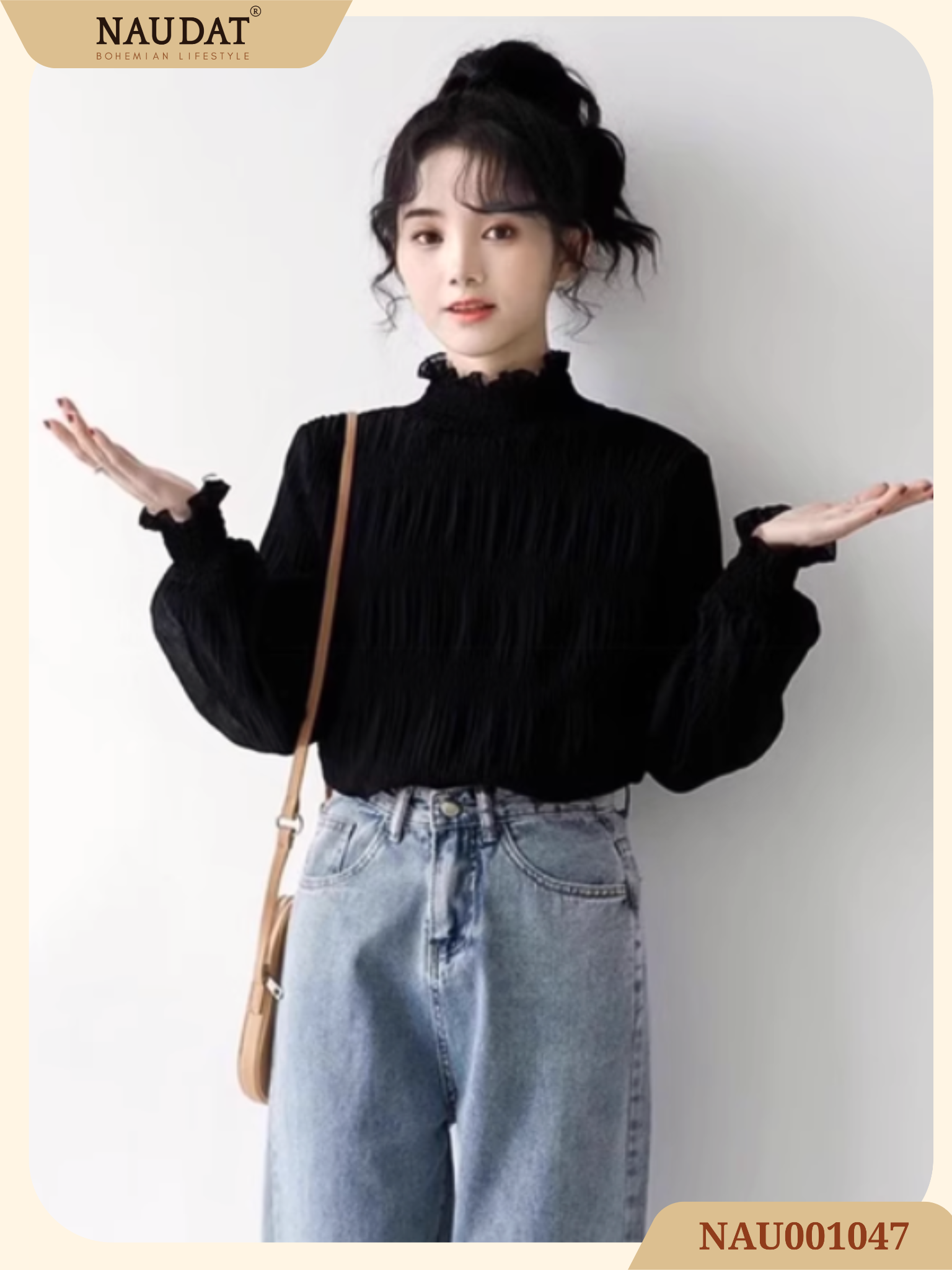 Áo Voan Tay Dài - Milena