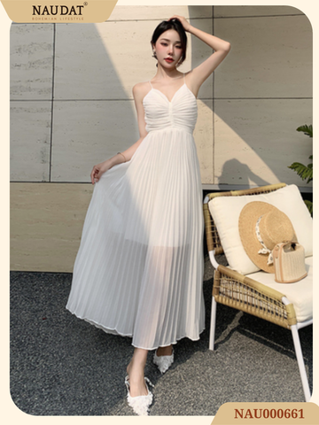 Đầm Thiết Kế Gấp Li