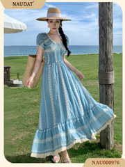 Đầm Vintage Xanh - Bluebell