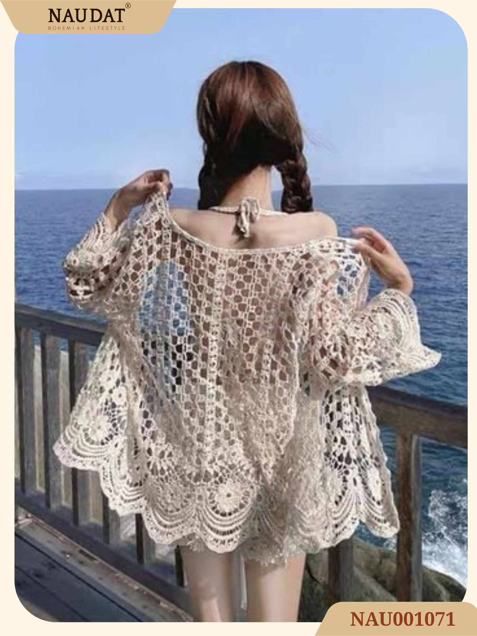 Áo Khoác Ren Lưới