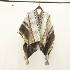 Khăn Choàng Thổ Cẩm - Poncho Cao Cấp