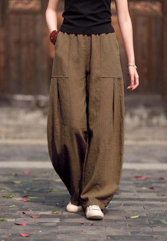 Quần cotton x Lanh