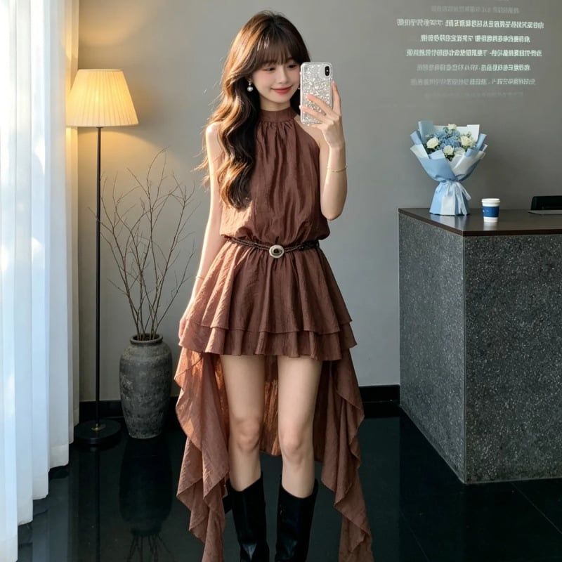 Đầm ngắn boho - Warm