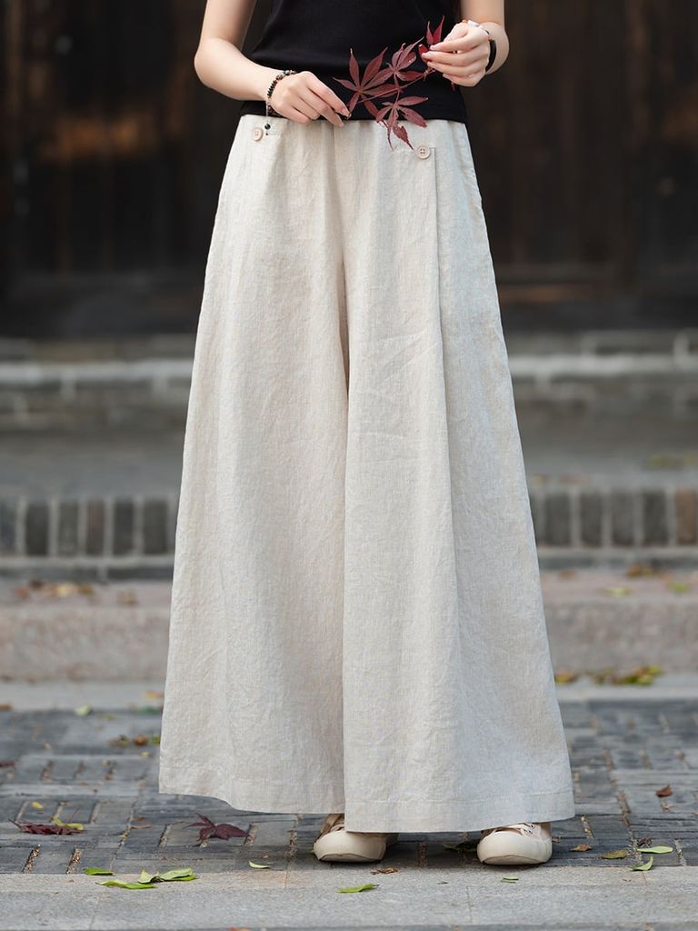 Quần cotton x Lanh