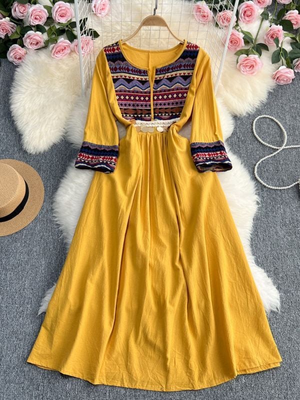 Đầm boho - Thổ Cẩm