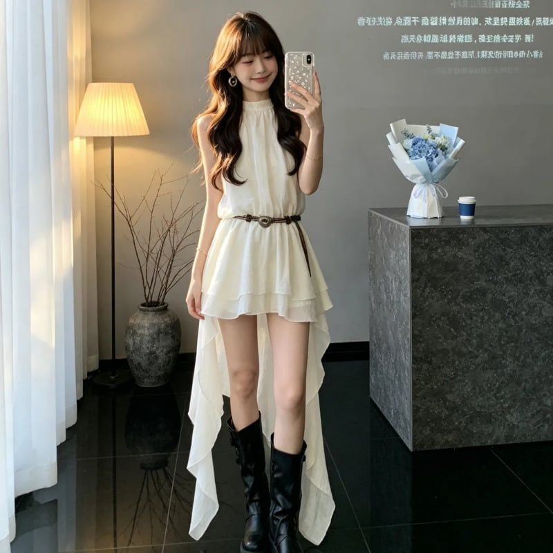 Đầm ngắn boho - Warm