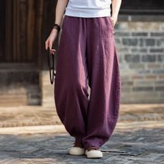 Quần cotton x Lanh