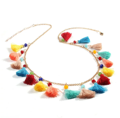 Vòng cổ boho tua rua