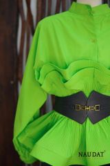 Áo Sơ Mi Gấp li xoè